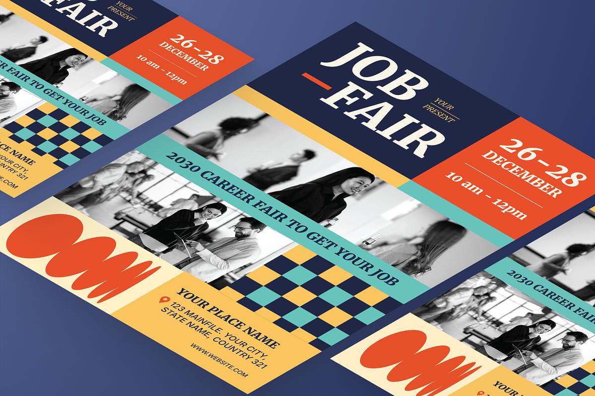 Job Fair Flyer Set, a Flyer Template by Annora Studio (Photo 4 of 6)