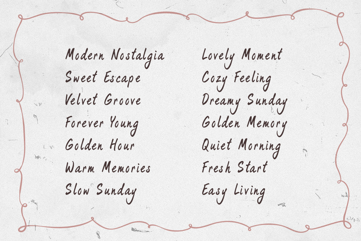 Beachline Script – Casual Font, a Handwritten Font by decographstud (Photo 6 of 8)