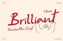 CS Brilliant – Handwritten Font