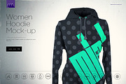 Women Hoodie Mock-up, a Hoody Mockup by Mocca Mockups Store (Thumbnail 1 of 9)
