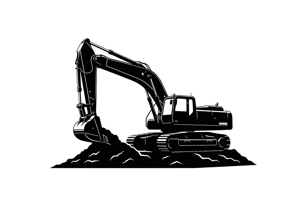 Excavator Construction Vector Bundle, an Illustration by Amazin_art (Photo 22 of 51)