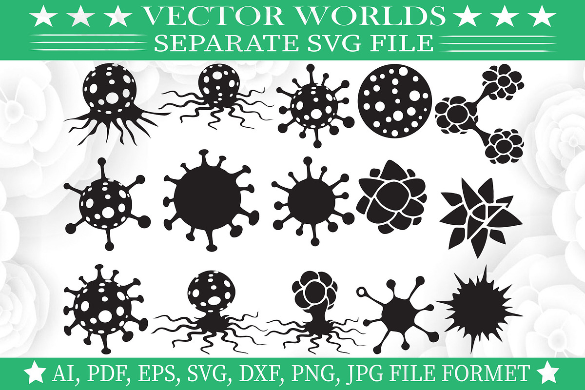 Virus And Cancer Svg, Virus Svg, an Object Graphic by VectorWorlds