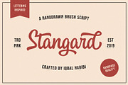 Stangard - Script, a Script Font by iqbal habibi (Thumbnail 1 of 7)