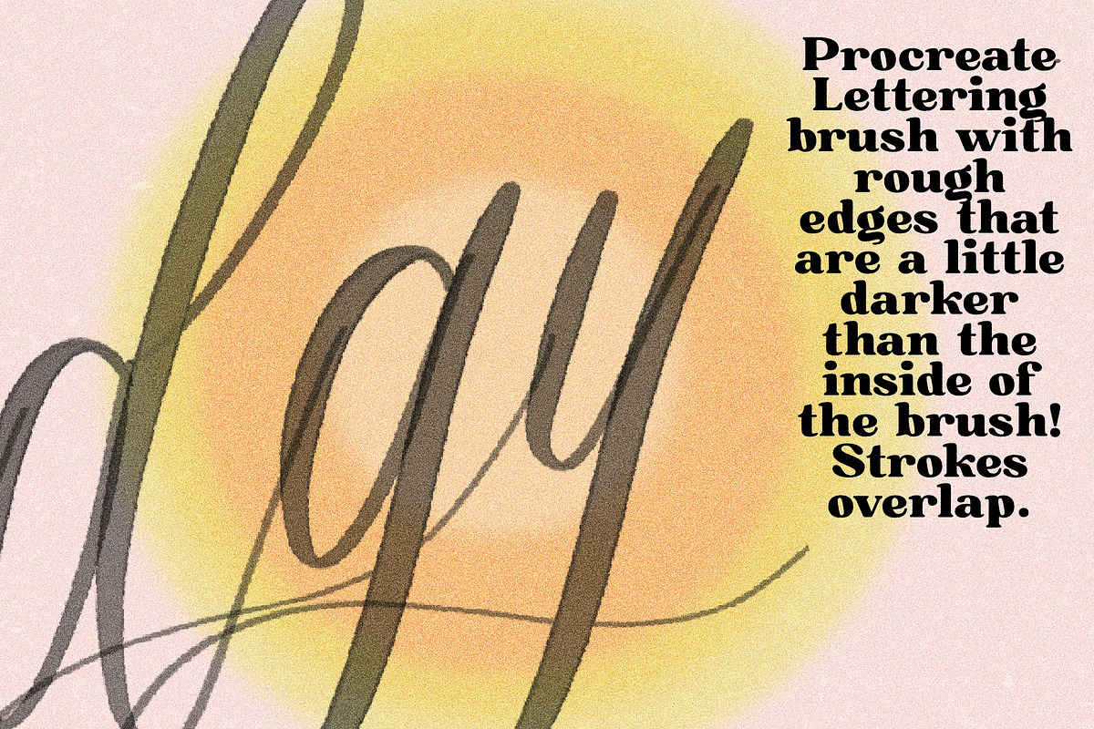 Edgy Procreate Brush, a Brush Add-On by Dear Darling Design