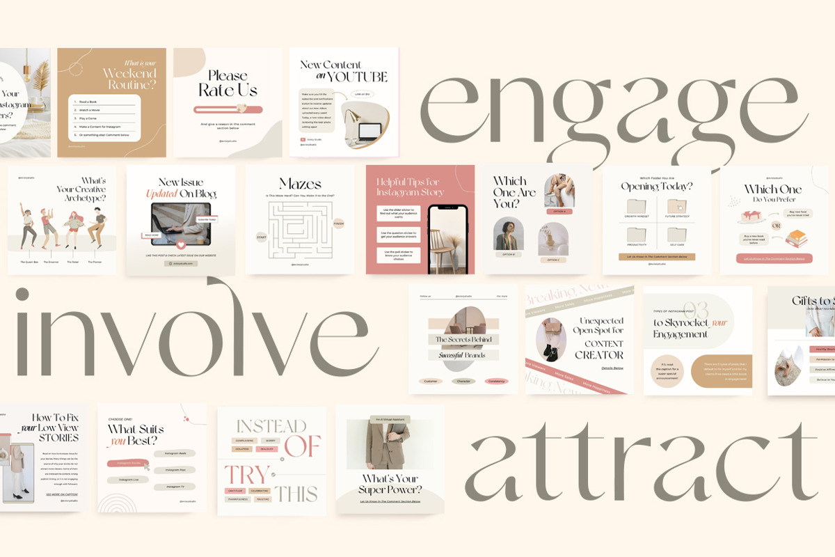 SALE Insta Ladypreneur Coach CANVA, a Social Media Template by Eviory (Photo 23 of 36)
