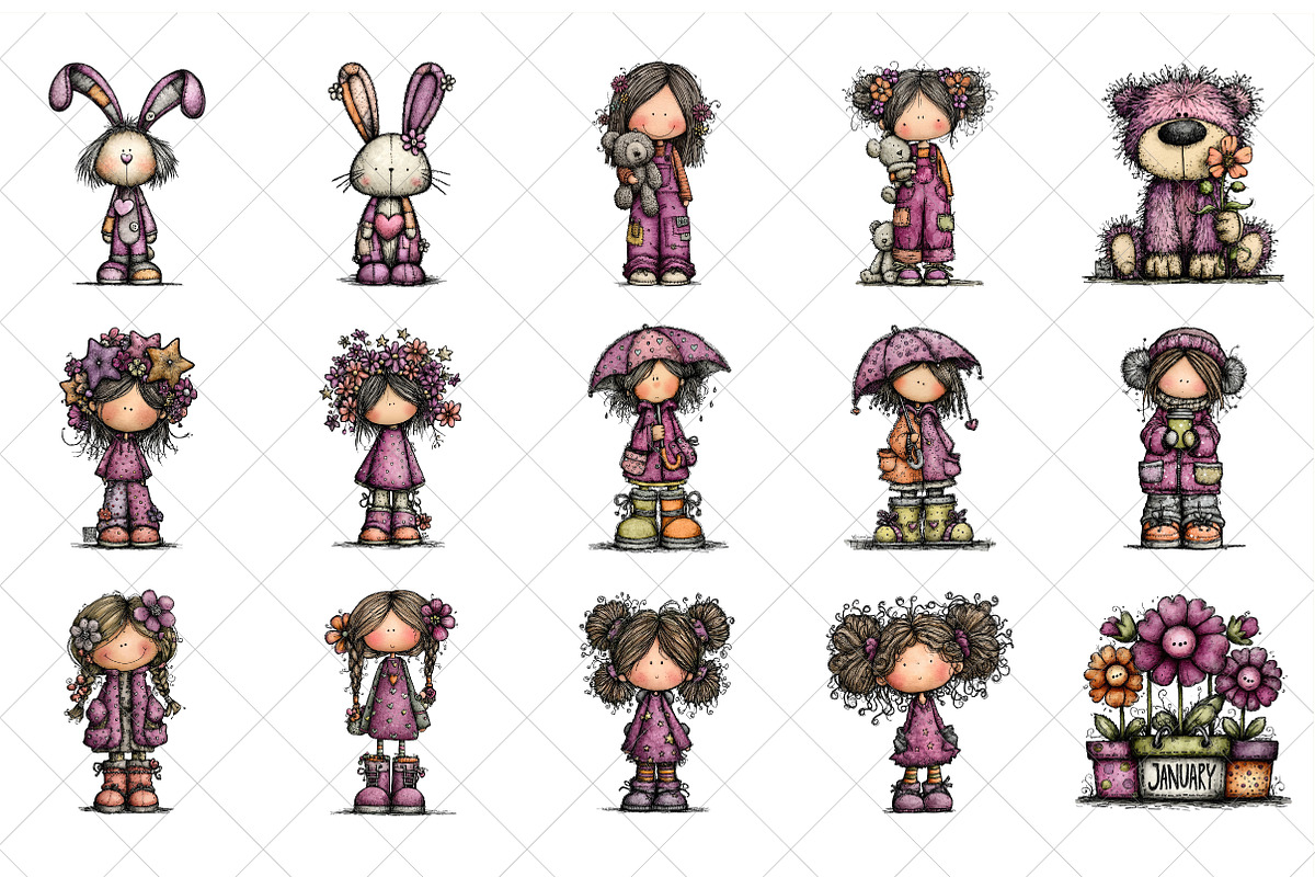 Happy New Year Clipart, an Illustration by SinaCreation (Photo 2 of 7)