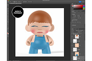 Toy Art Mock-up, a Product Mockup by Colatudo Store (Thumbnail 4 of 9)