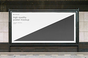 Subway Poster Mockup Bundle Metro, an Advertising Mockup by FoundImages (Thumbnail 42 of 61)