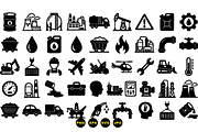 Industrial Oil And Energy Icons Set, an Illustration by designvectx (Thumbnail 3 of 3)