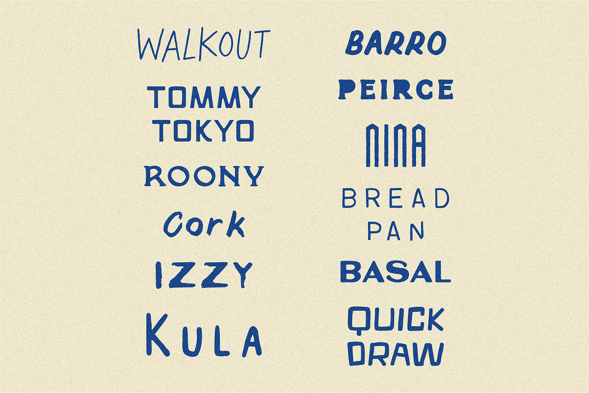 Type Volume Three, a Handwritten Font by Taylor Penton (Photo 3 of 5)