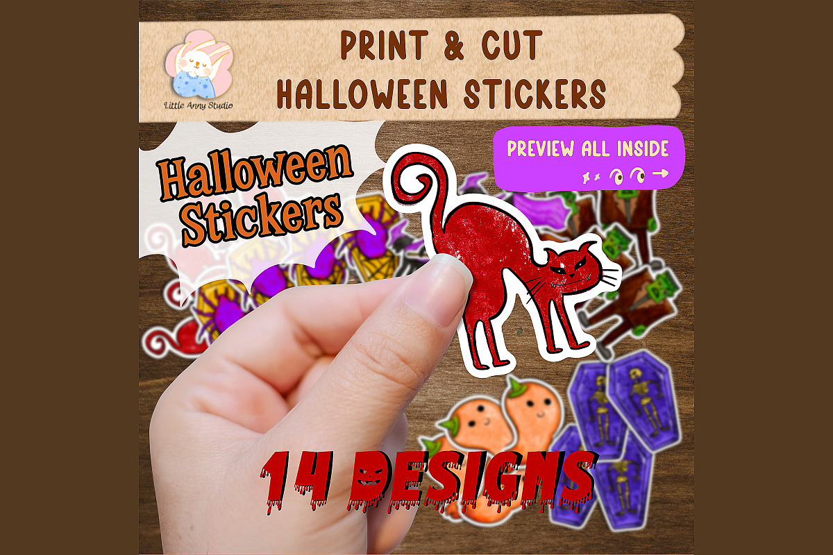 Halloween Classroom & Craft Bundle, a Seasonal Illustration by Annyillustration (Photo 7 of 11)