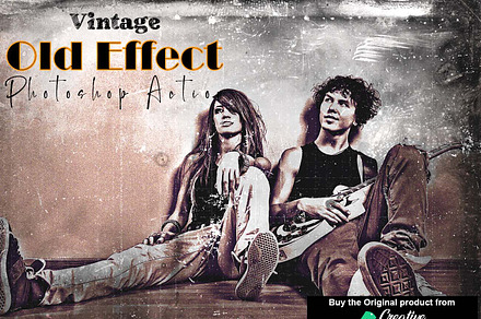 Vintage Old Effect Photoshop Action