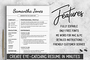 Minimalist RESUME Template // Jones, a Resume Template by LevelUpResume (Thumbnail 2 of 5)