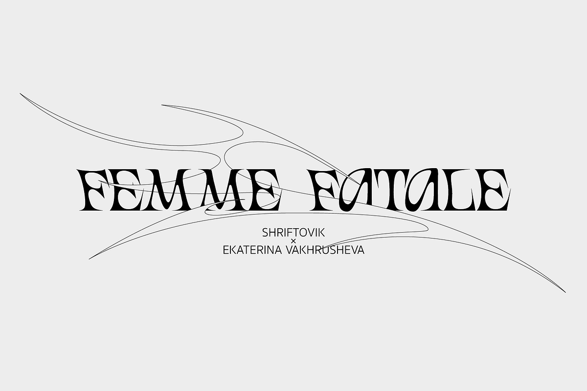 SK Femme Fatale — Decorative Serif, a Serif Font by Shriftovik Type Foundry (Photo 1 of 13)