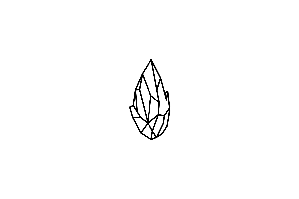 Geometric Modern Crystal Logo, a Branding & Logo Template by Luxury Logos (Photo 3 of 4)