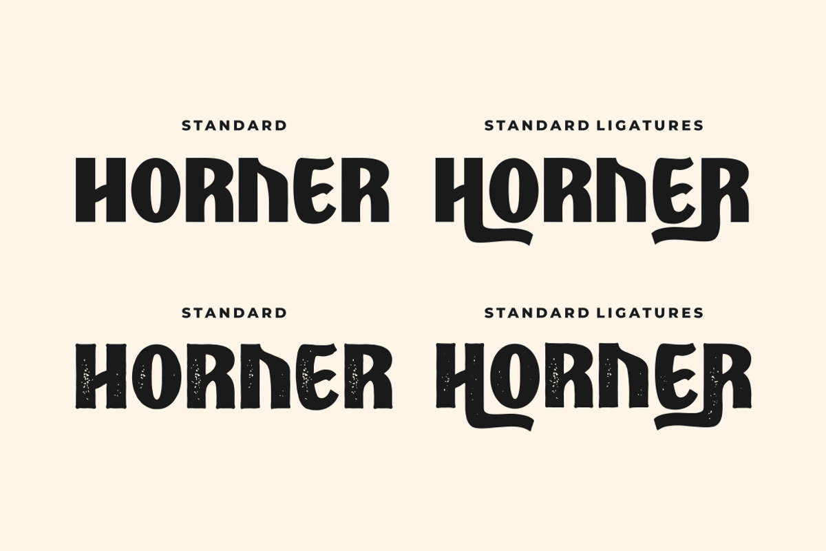 Alternoon - Ligature Display Font, a Sans Serif Font by PutraCetol Studio (Photo 5 of 12)
