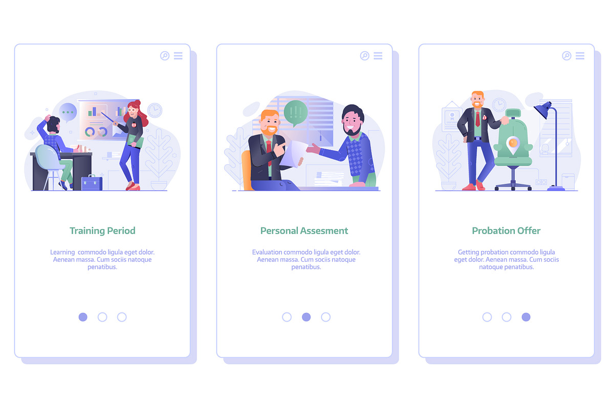 Job Search and Apply Illustrations, a Work Illustration by Alex Krugli (Photo 4 of 6)