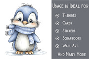 Christmas Bird Clipart Bundle, an Illustration by Pixels.Craft (Thumbnail 3 of 6)