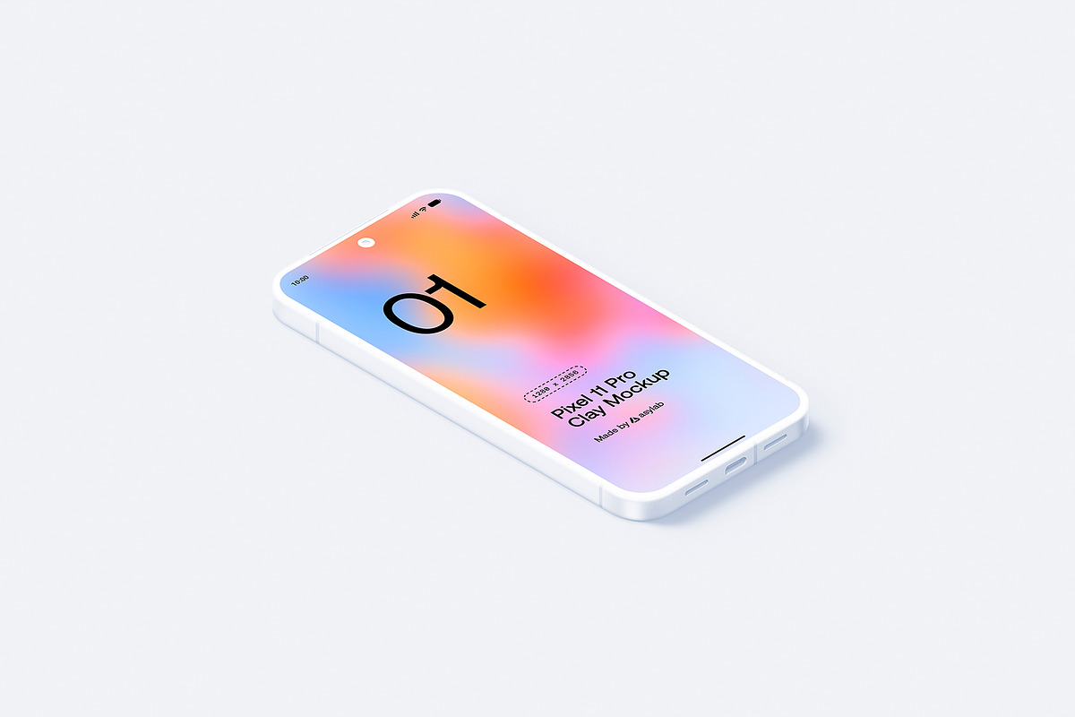 Google Pixel 11 Pro Clay Mockups, an Android Mockup by Asylab (Photo 26 of 62)