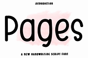 Pages, a Sans Serif Font by InermediaSTUDIO (Thumbnail 1 of 6)