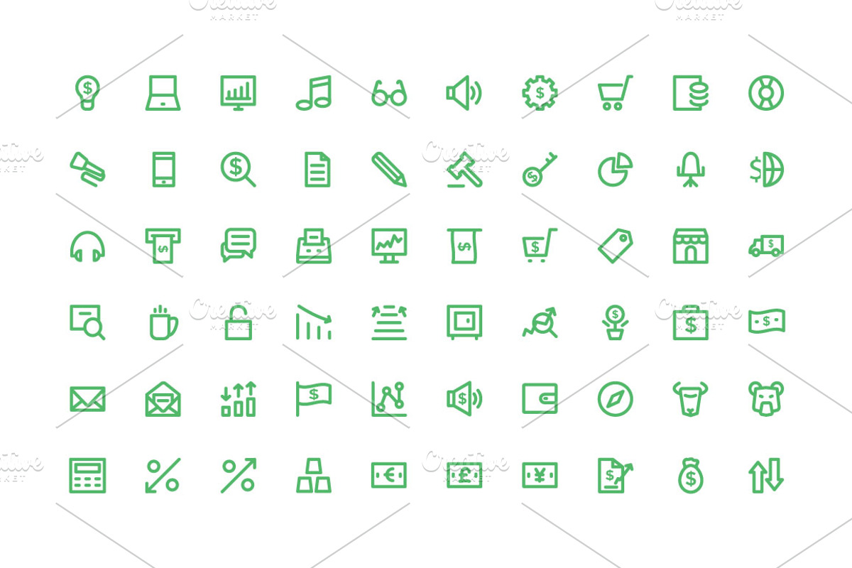125+ Finance and Money Icons preview 2