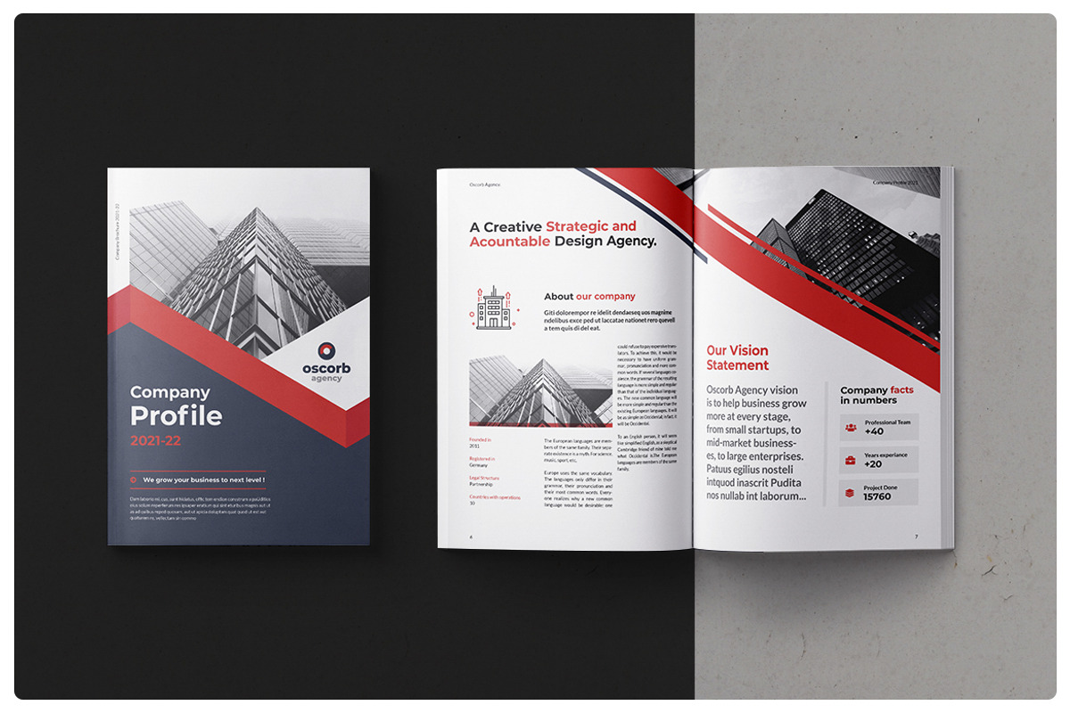 Company Profile Brochure, a Brochure Template by StudioGraficso (Photo 3 of 10)