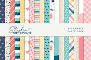 It's My Party Paper Pack, a Pattern Graphic by Studio Cien Epochs (Thumbnail 1 of 3)