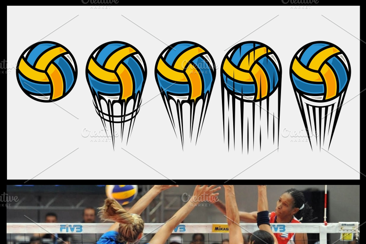 Volley Balls pack, an Object Graphic by gabicotza