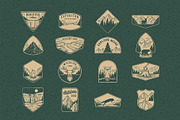 16 WILD NATURE BADGES COLLECTION, an Animal Illustration by Trape Graphic Studio (Thumbnail 2 of 6)