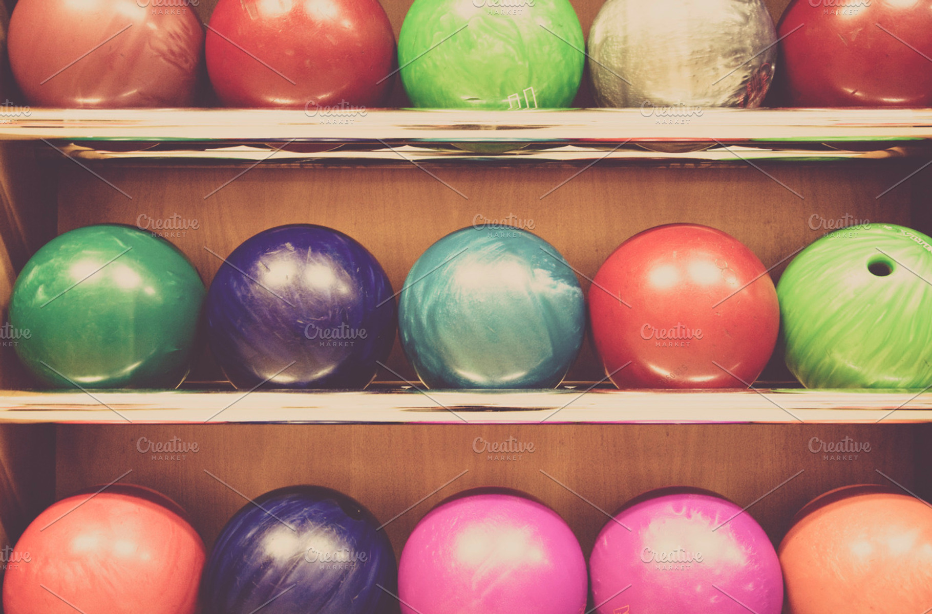 Bowling stock photo