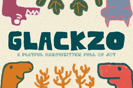 Glackzo – A Playful Handwritten, a Handwritten Font by Nian Keun Studio