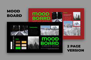 Creative Aesthetic Mood Board Layout