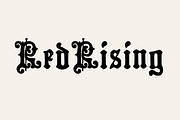 Decorative Gothic Display Font, a Blackletter Font by Century Library (Thumbnail 6 of 6)