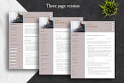 Clean Resume Template Pack | Canva, a Resume Template by Lux Resume (Thumbnail 3 of 9)