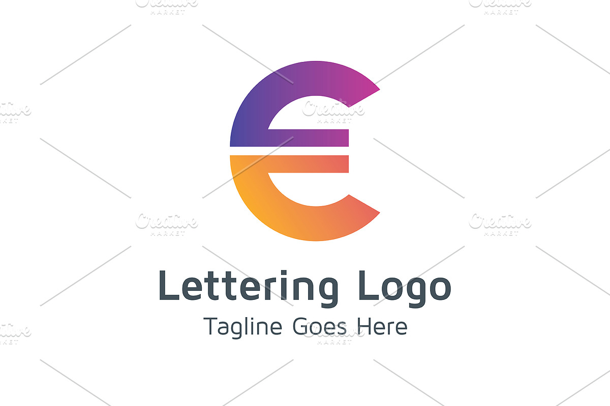 20 Logo Lettering E Template Bundle, a Branding & Logo Template by Acongraphic (Photo 9 of 21)