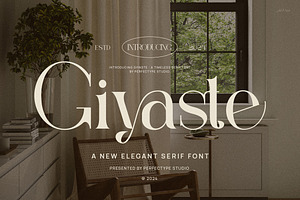 Giaste Elegant Ligature Serif Font