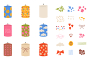 150+ Candle Making Clipart Set, an Object Illustration by Zeukaa (Thumbnail 5 of 15)