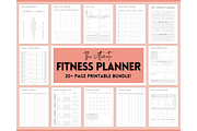 Weight Loss Journal, Fitness Planner, a Templates & Theme by Templatables (Thumbnail 1 of 10)