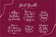 Heart Breath a Beautiful Script Font, a Script Font by Vilogsign (Thumbnail 4 of 9)