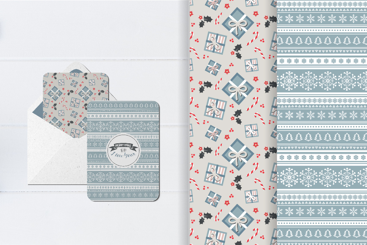 Cosy Winter Patterns, a Decorative Illustration by jenny lipets (Photo 6 of 7)