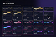 Sparkle & Glitter Procreate Brushes, a Brush Add-On by ZinetroN (Thumbnail 5 of 13)