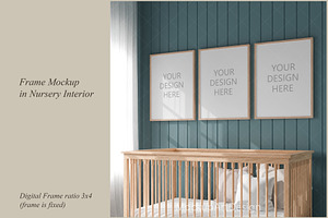 Nursery Mockup, Kids Room Mockup