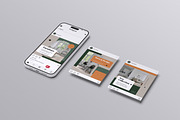 Instagram Post Mockup, an Advertising Mockup by HanaSaka_Studio (Thumbnail 3 of 5)