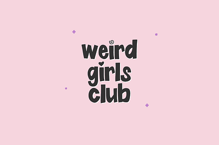 Weird Girls Club Sans