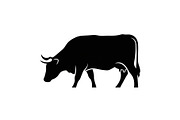 Farm Cow Silhouette Vector Bundle, an Illustration by Designs_River (Thumbnail 6 of 51)