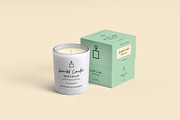 Scented Candle & Box Mockups, a Packaging Mockup by Illusiongraphic (Thumbnail 5 of 15)