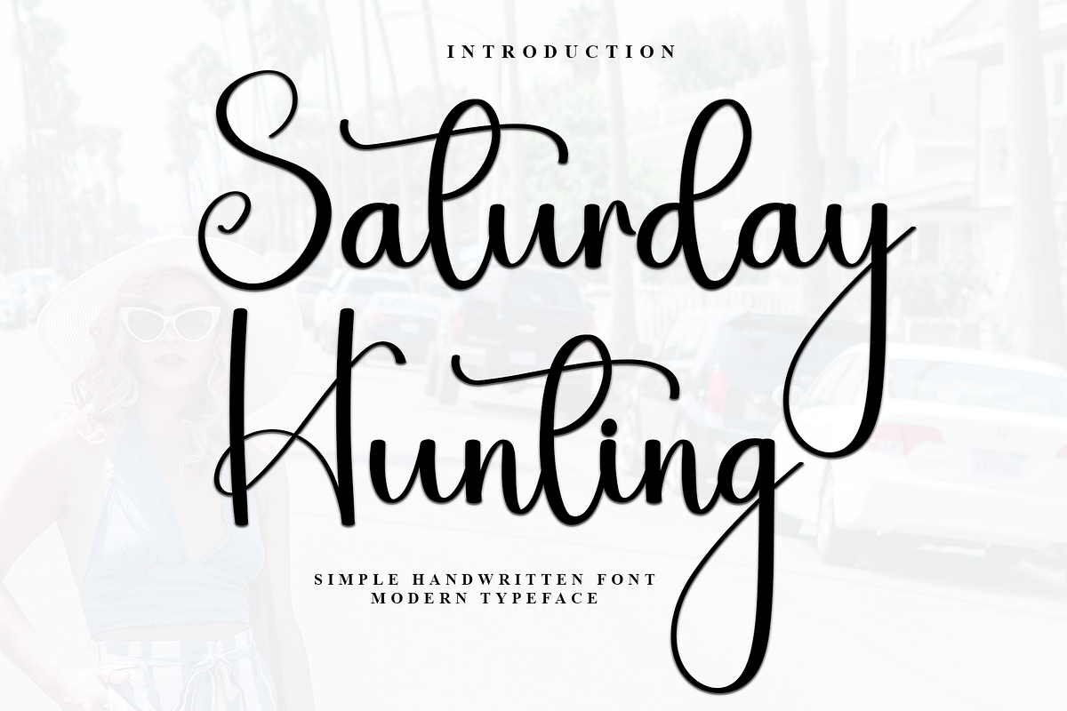 Saturday Hunting, a Handwritten Font by InermediaSTUDIO (Photo 1 of 7)