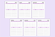 Dated 2025 Planner 365 Days Canva, a Stationery Template by Shumaya (Thumbnail 3 of 4)