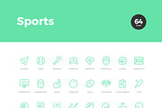 Sports Icons — Pixi Line, an Outline Icon by Scott Dunlap (Thumbnail 6 of 9)