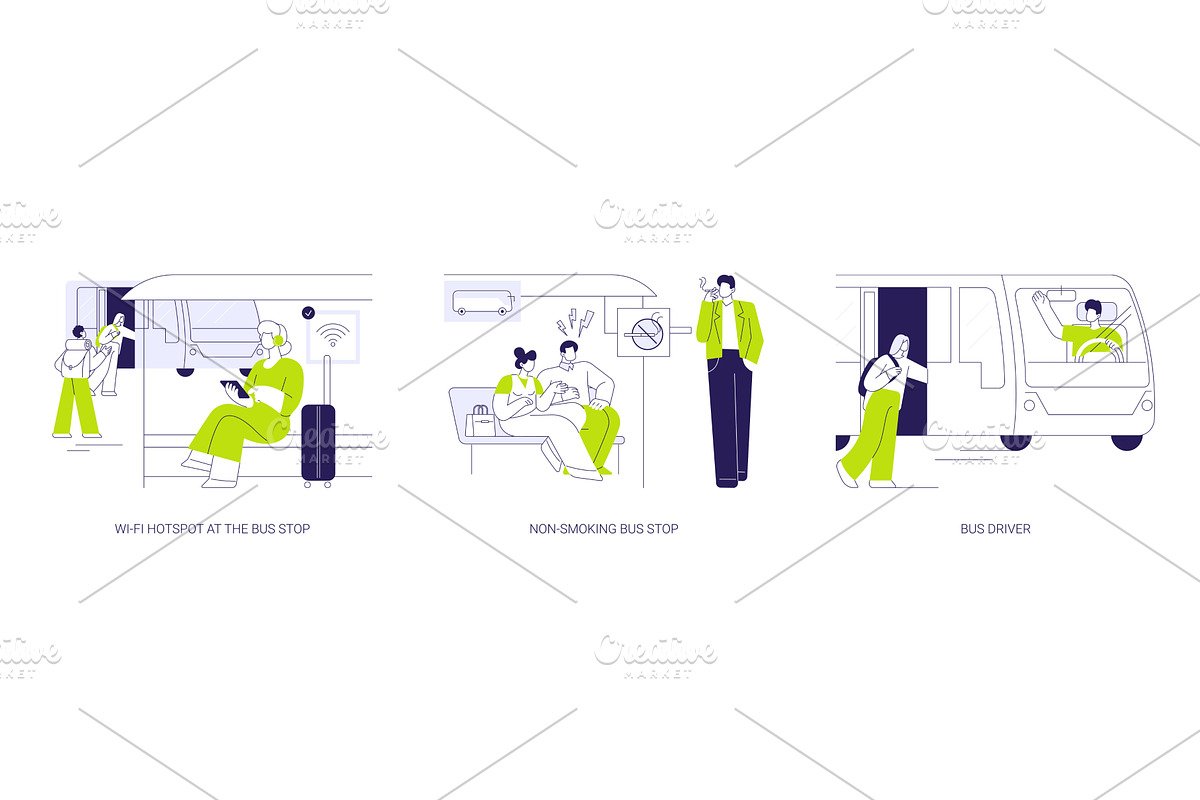 Urban transportation services, a Transportation Illustration by Visual Generation
